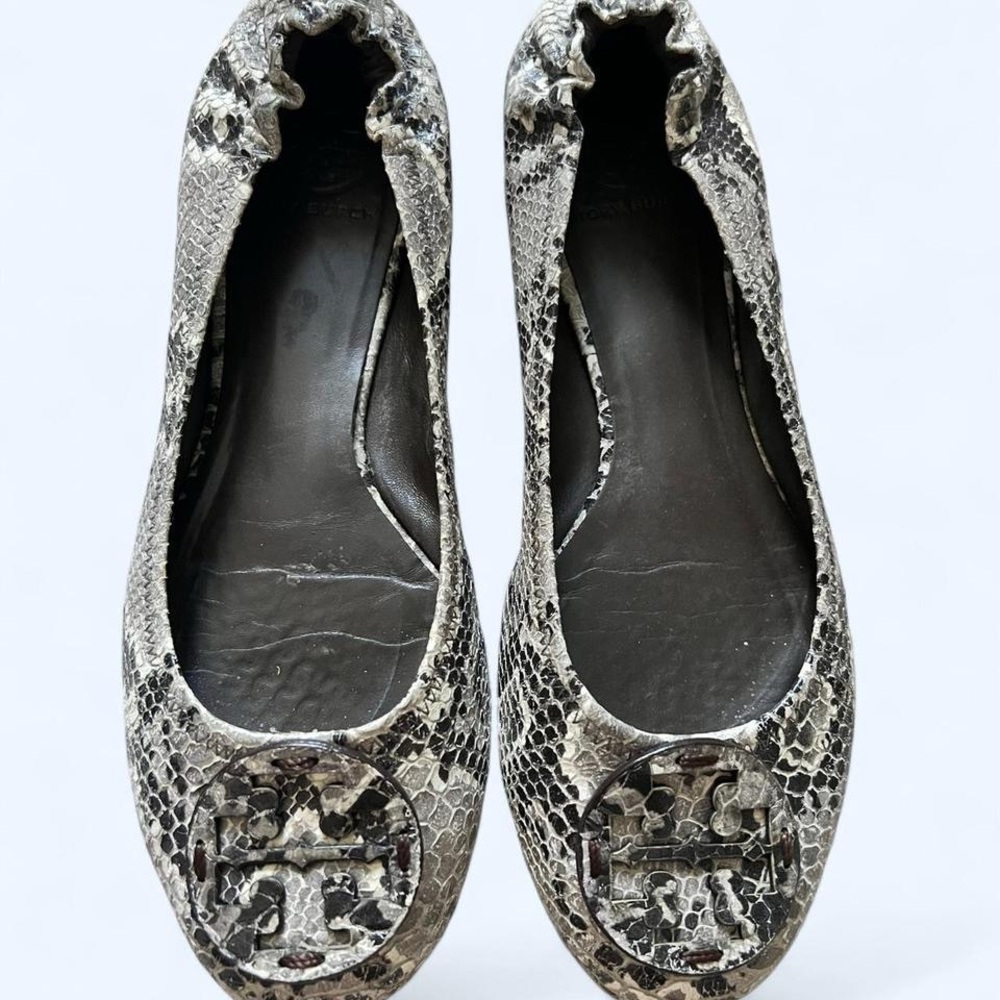 Tory Burch snake print Flats